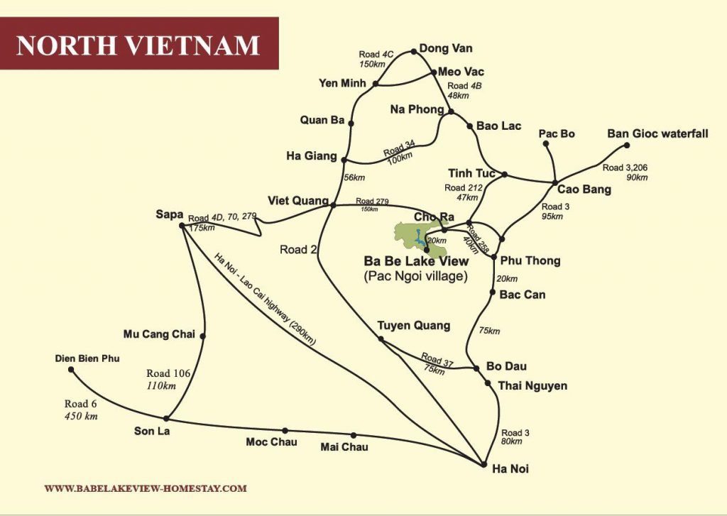 Hanoi to Ba Be National Park